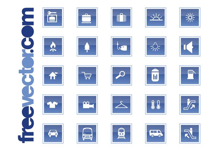 vehicles travel transport temperature symbols symbol Suit aces speaker shopping search lightbulb icons icon Fuel dispenser fishing clothes car bus 