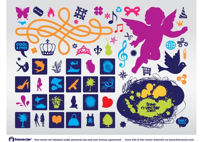 Violence Vector freebies symbols swirls Stain royal razor paint music love icons fire cute crown Cool vectors cart 