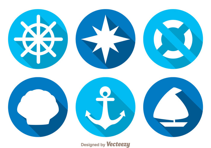 wheel water shadow sea sailor sail pearl ocean nautical nautica marine long float compass circle boat blue anchor 