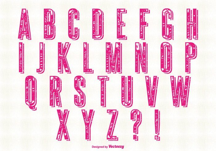 Vintage letters vintage typography typographic typeface type textured texture text template symbol style sign set school retro letters retro alphabet retro poster pink old letters letter grunge alphabet grunge graphic font element background alphabet set alphabet abcd abc 3d 