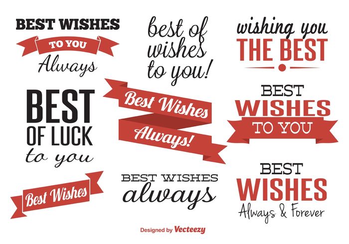 wish you the best vector typography typographic tag typographic labels text tag stamp scrapbooking retro note message labels label joy inspirational happy greeting good luck message good luck good design element creative Congrats card best wishes message best wishes all the best 