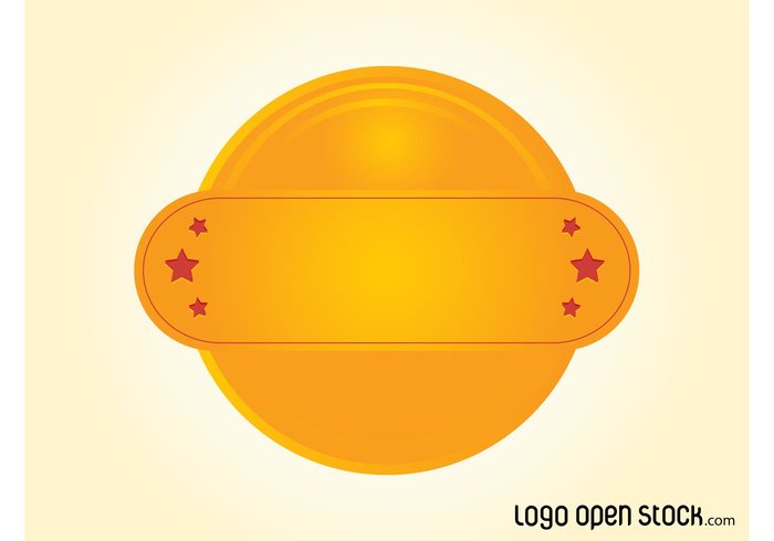 template sticker stars round logo icon company logo circle branding blank badge 
