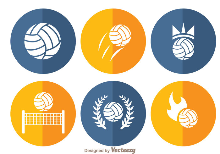 volleyball vectors volleyball vector volleyball Volley symbol sports sport icon sport Smash play net flame element crown circle ball activity 