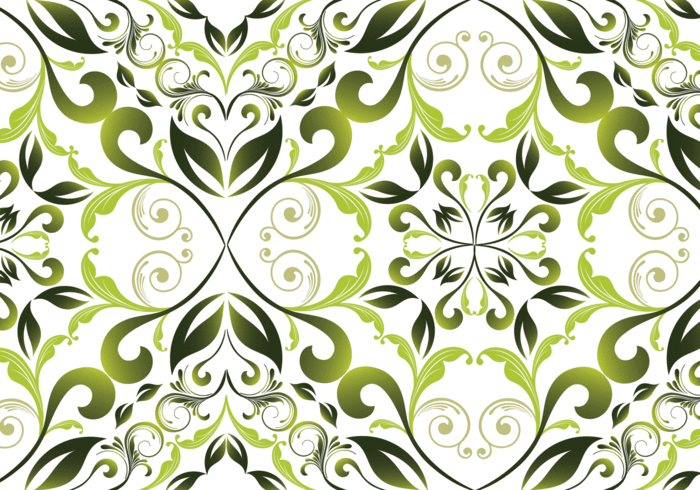 summer spring seamless repeat green flower floral background 