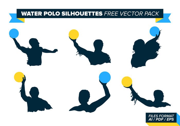 yellow wave waterpolo water vector vacation Throw team swimming swim summer sports sport splash silhouette power pool polo players player play muscular man logo isolated illustration icon hand figure design curve competitive competition blue black ball background Athletic athlete art activity 
