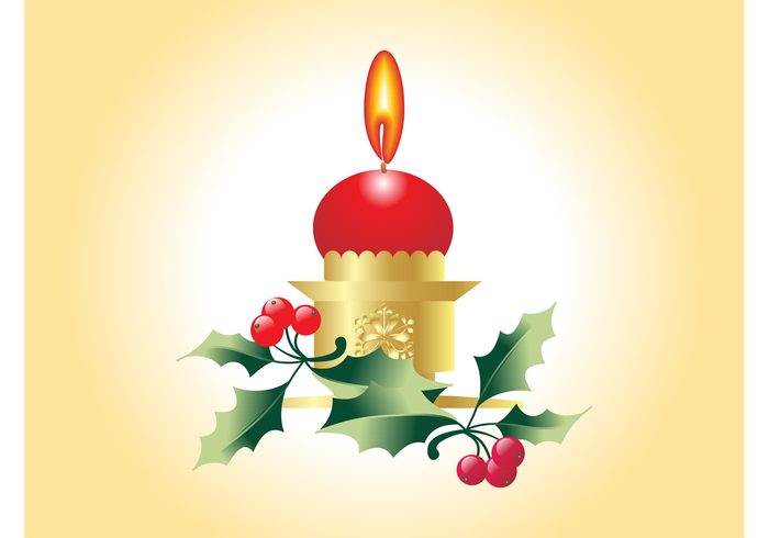 snowflake mistletoe light lamp holiday golden gold festive christmas celebration candle 