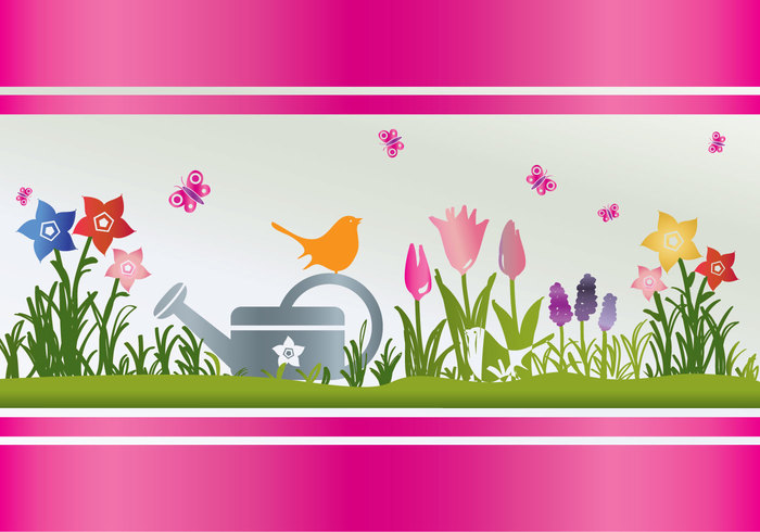 yellow white violet vector spring silhouette season planter plant pink organic nature narcissus isolated illustration hyacinth grow green grape garden flower daffodil clump card bunch box bluebell blue blossom bloom 