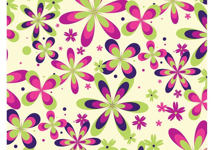 wallpaper summer spring seamless pattern plants nature floral fabric pattern Clothing prints background 