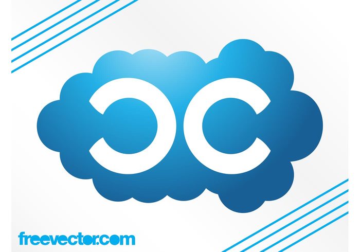 weather sky rain nature logo template logo icon corporate Cloud technology cloud climate branding Brand identify 