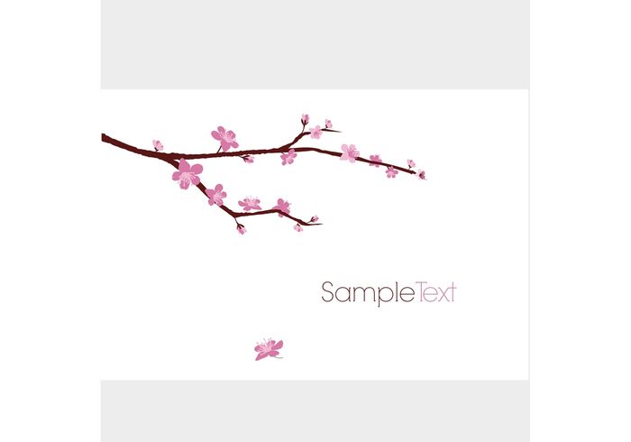 vector nature freebie free flower branch blossom 