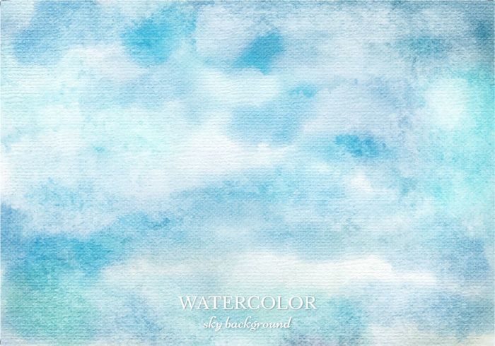 white watercolour watercolor textured texture textura sun summer spring Spot space sky postcard pattern painted Overcast nature mist light Heaven drawing day color cloudy Cloudscape cloud blue background backdrop air abstract 