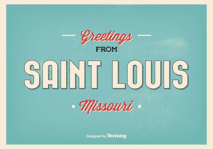 welcome Visit vintage vector travel town template stamp st louis seal saint retro greeting retro poster Post card Place missouri Louis location label insignia greetings from greeting card greeting from Destination blue banner background 