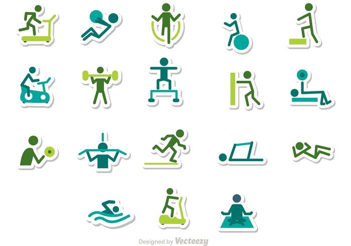 yoga Weight loss Weight lifting treadmill stick figure icons stick figure icon Stick figure stationary bike sports situp running Pilates muscle man leisure jumping rope Healthy health gym fitness figure exercise dumbbell Bodybuilder bicycle bench press activity active 