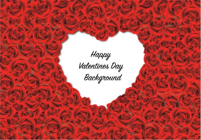 vecto2000 valentines rose loves holiday heart greeting flower card background 