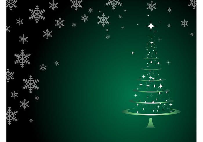 wallpaper tree stars sparkles holiday greeting card festive Ellipses christmas celebration background backdrop 