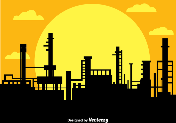 tower sun silhouette power pipe office industry gas factory chimney Build black afternoon 