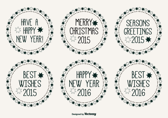 year xmas winter text symbol season round poster postcard party ornate ornament merry christmas merry Lettering label set label invitation image illustration holiday happy new year happy handwritten hand greeting emblem element drawn decoration December cute comic colorful circle christmas labels christmas celebration best wishes banner 2016 2015 