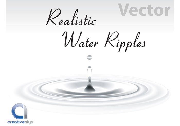 water ripples water vector water ripples ripple realistic water ripples liquid drop drip 