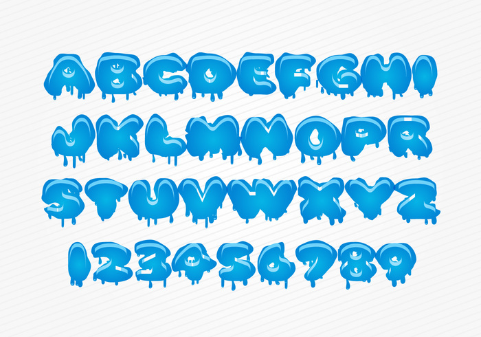 water font water typography typographic typeface type set liquid letters fresh font drops clear characters blue aqua alphabet 