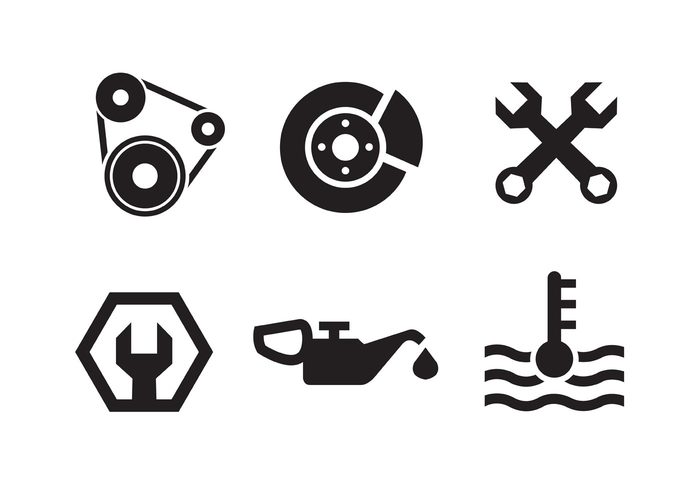 wheel vehicle sign service replacement repair piston engine piston pictogram parts oil motor isolated icon graphic engine chain engine cooling system clip art car repair car mechanic car braking system black automotive automobile auto 