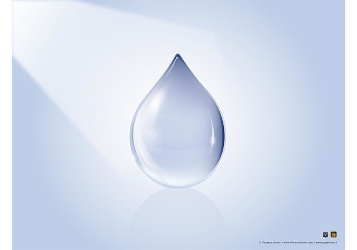 waterdrop water icon water drop water tear realistic rain droplet drop blue 