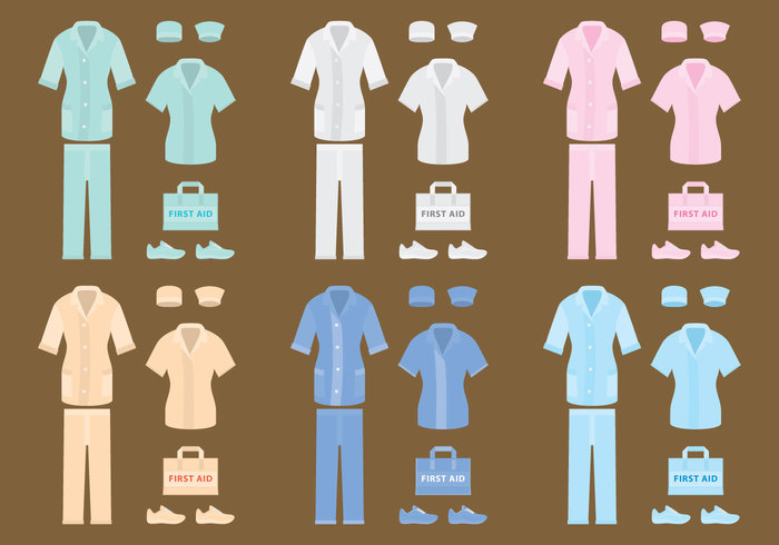 women white waiter uniform t-shirt suit shoes shirt safety occupation nurse scrubs nurse maid Laboratory Lab Job isolated head foot doctor costume cook collar clothing clothes clinic cap buttons bag 