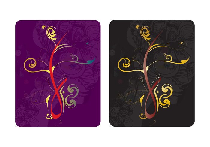 woman swirls scrolls Rectangles plants nature girls girl flowers floral face cards Backgrounds abstract 