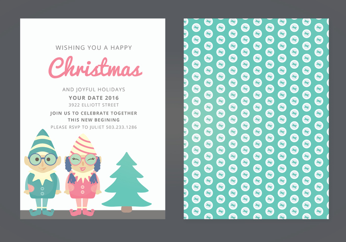 x-mas card x-mas winter pattern holidays holiday card holiday elves elfs card elf card cute christmas card cute card christmas card christmas 