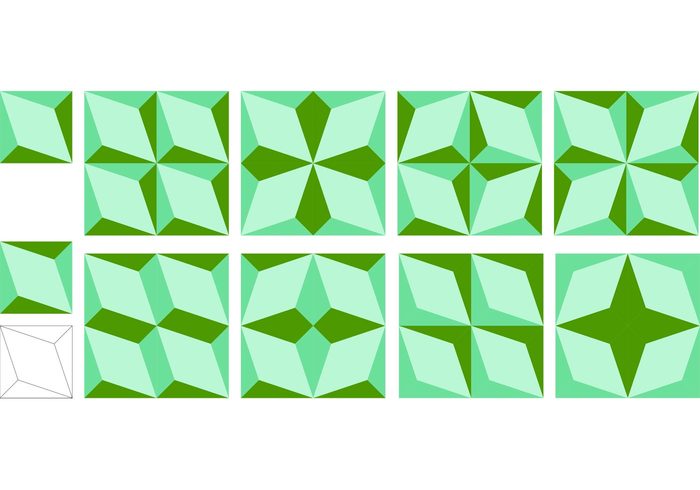 vector seamless repeat pattern Geometrical art 