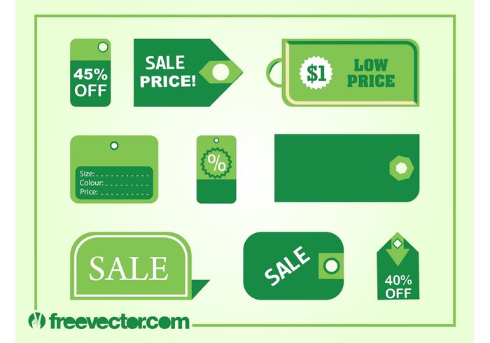 tags store shopping shop sale promotion price tags labels geometric shapes discount banner 