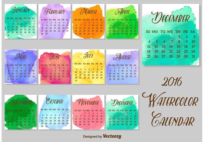 year watercolors watercolor calendar watercolor water color calendar time new year months date calendars calendario 2016 calendario calendar 2016 calendar 2016 year 2016 calendar 2016 