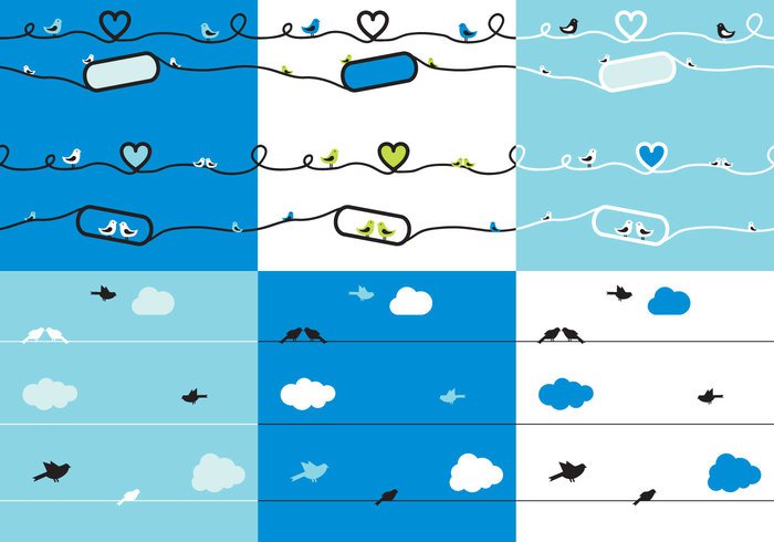 wire weather wallpaper summer string spring sky silhouette set seamless resting pattern paper love kid heart green fly flight family decoration cute couple colorful color cloud child cartoon bright blue birds on a wire bird background baby animal  
