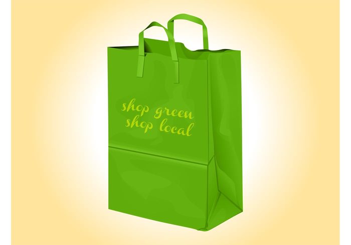 trade shopping bag purchase paper bag handles environment ecology eco consumerism Consumer commercial commerce buy 