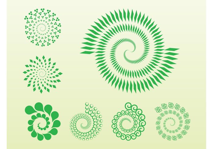 swirls swirling squares spirals logos icons geometric shapes dots circles abstract 