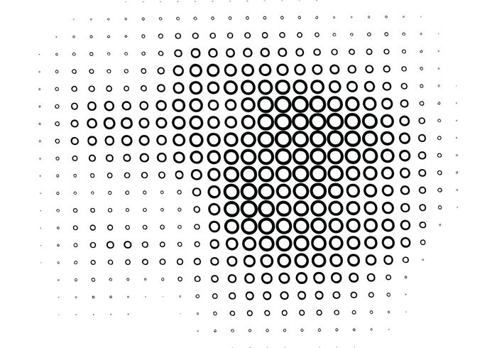 spotted pattern halftone half tone freebie free vector elements designs decoration circles 