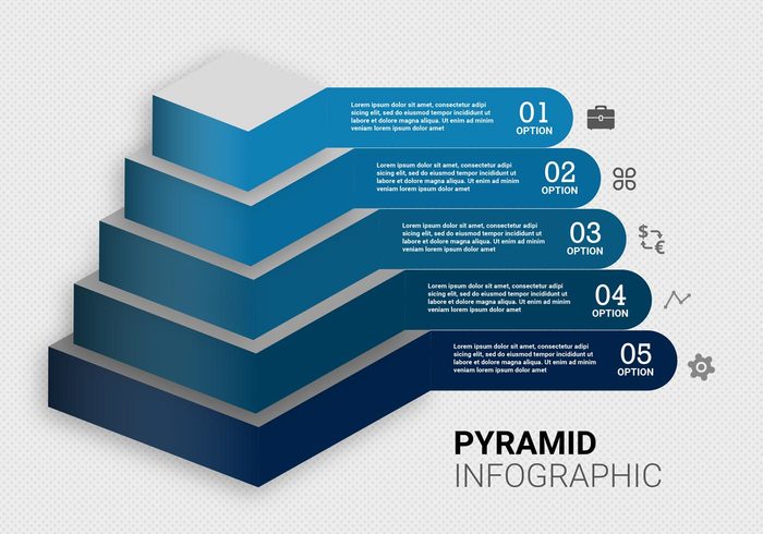 template success stage solution pyramid charts pyramid chart pyramid option banner Option next steps next step level leader layout infographics infographic growth geometric diagram concept chart Career business blue background 