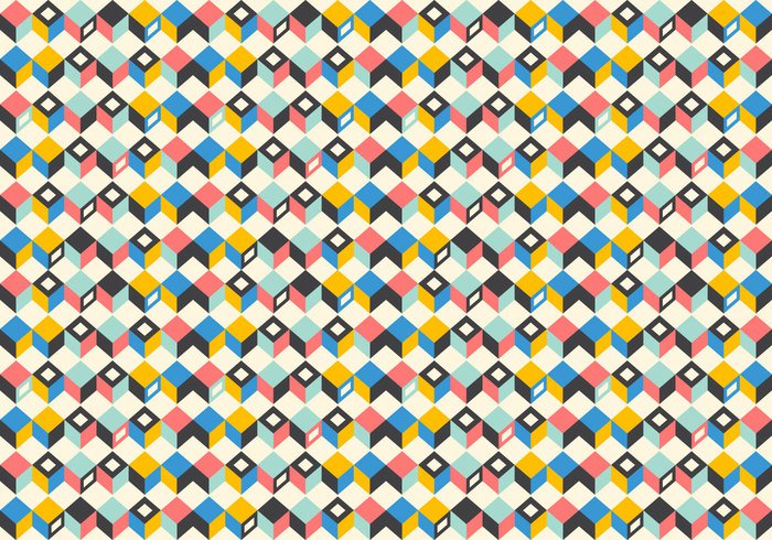 shapes shape seamless retro print modern Geometry fashion Colour color bauhaus background art abstract 