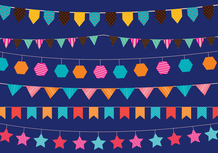 triangular triangle tied sunny string streamer rope pennants pattern party Outdoor object line kids hang Garland fun flag festival event enjoyment different decoration colorful collection celebration celebrate bunting bright blue birthday banner background anniversary 