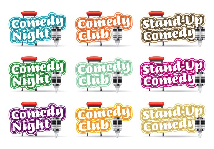 wall vector up stand spotlight Signage sign show retro poster performance night neon live lights leisure Joke illuminated humorous humor funny fun event entertainment Conceptual concept comical comic comedy club logo comedy club icon comedy club comedy comedian club black background 