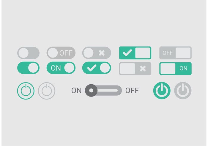 Turning turn switch press power play on off button on button on off button off light energy electric buttons button  