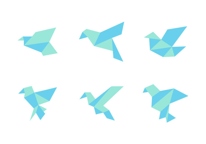 sweet Simply simple polygonal bird origami birdnature origami bird Neat minimalist flying flat design flat cool birdnature bird 