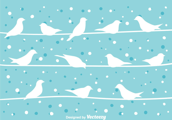 wire winter snowflake snow silhouette landscape group fly cold cable blue birs birds on a wire background birds on a wire bird on a wire 