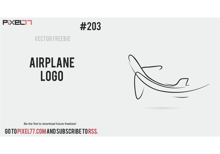 vector logo graphic freebie design airplane 