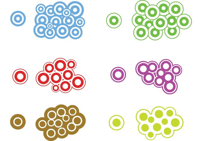 trendy shapes circles 