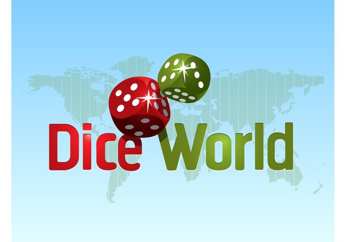 world symbols risk Odds map games gambling entertainment dice design craps continents Chance casino 