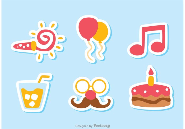 surprise party icon party music isolated happy birthday happy happiness glass fun food Fireworks feliz cumpleaños event entertainment drink dessert cumpleaños confetti cocktail celebration candle cake birthday icon birthday balloon 
