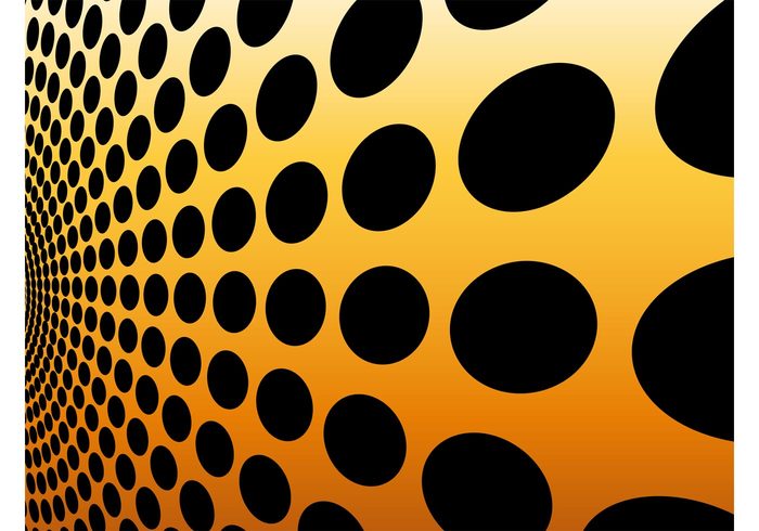 Tilted round perspective geometric shapes Ellipses decorative circles background backdrop abstract 