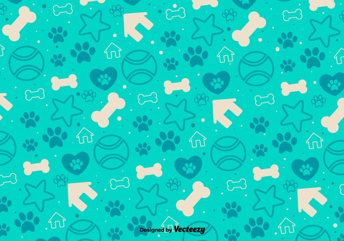 wallpaper veterinary vector texture seamless puppy pet paw pattern kitten icon footprint food dog decoration cat cartoon care Bone ball background animal 