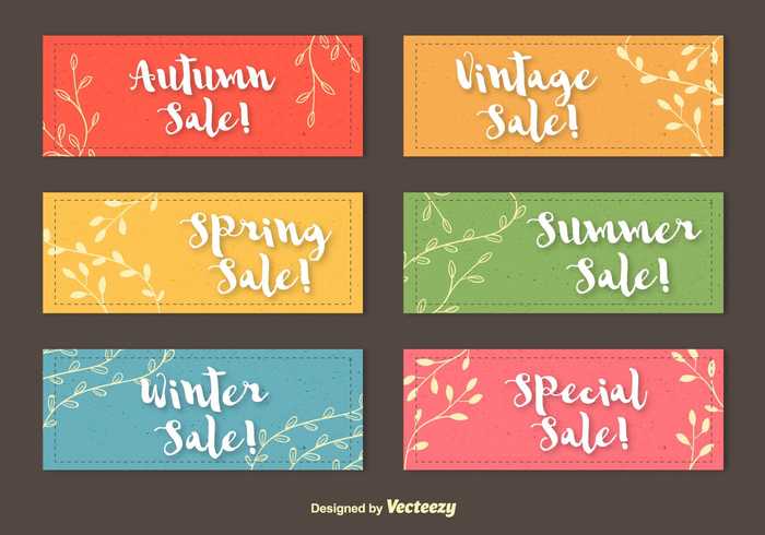 winter web template tag summer sticker spring set seasonal season nature natural label icon element design colorful collection card banner background autumn 