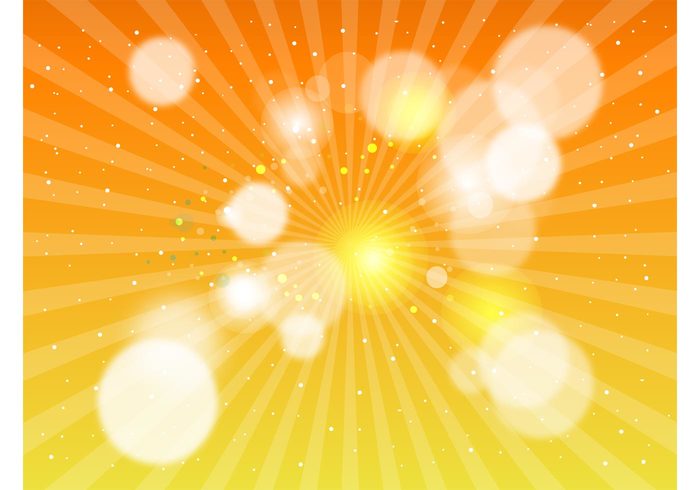 sunny sunburst summer starburst round rays light Geometry Geometric Shape flare dots decorative circles bokeh 